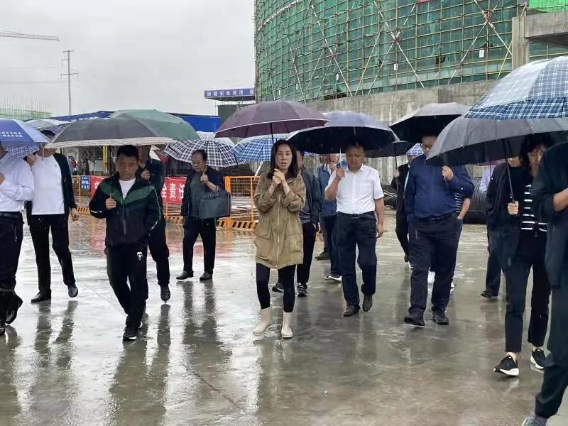 洋縣常務(wù)副縣長晏莉一行對(duì)項(xiàng)目進(jìn)行考察調(diào)研