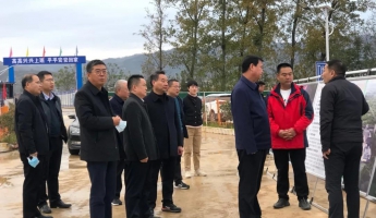 漢中市副市長屈占權(quán)一行蒞臨文旅場館項(xiàng)目建設(shè)地檢查指導(dǎo)工作