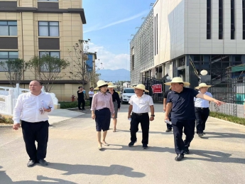 西鄉(xiāng)縣委副書(shū)記、縣長(zhǎng)王亞珍現(xiàn)場(chǎng)檢查指導(dǎo)一館一中心項(xiàng)目建設(shè)